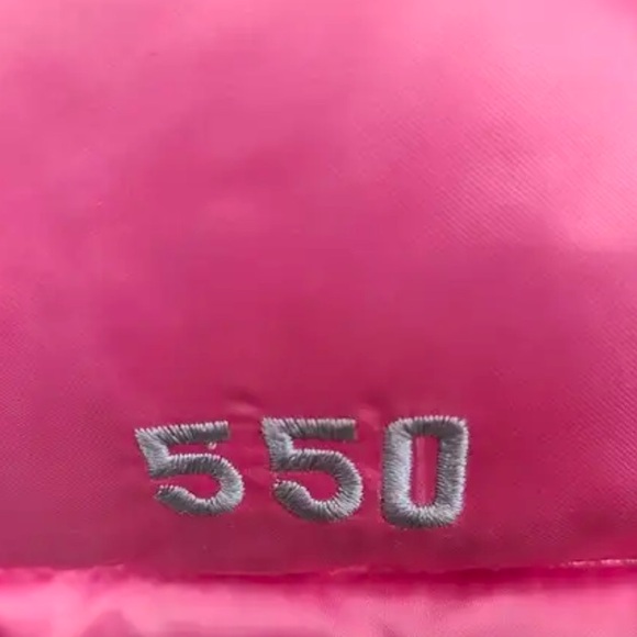 ‼️SOLD‼️ THE NORTH FACE PINK 550 GOOSE DOWN PUFFER VEST - Picture 12 of 12